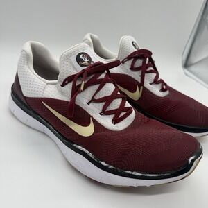 Nike Free Trainer V7 Men Size 12 Florida State Seminoles Red White Running Shoes
